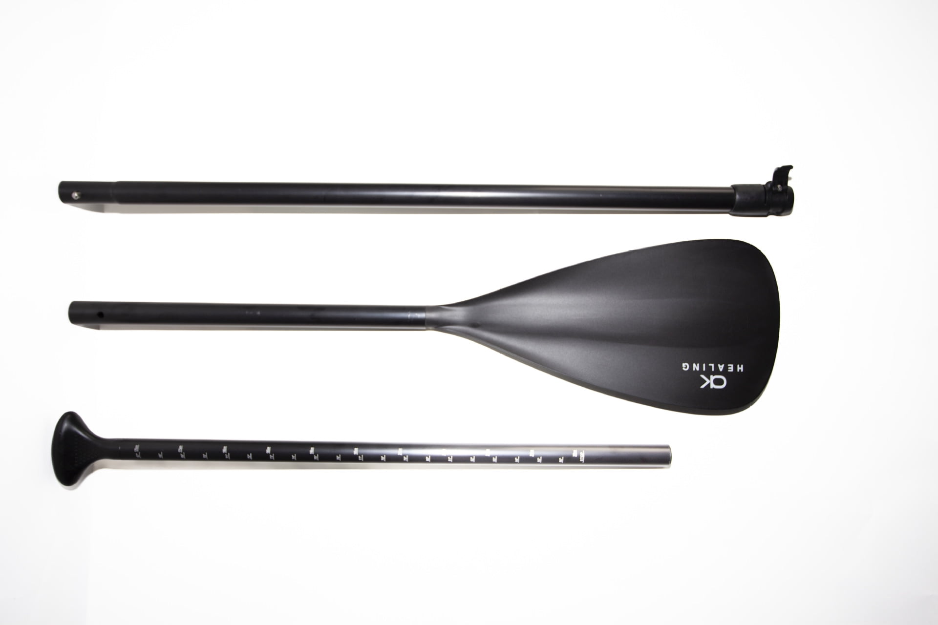 Adjustable 3-Piece Aluminum SUP Paddle, 170-220cm Telescoping Quick-Lock Lightweight Paddle for Stand Up Paddle Board, Kayaking & Surfing