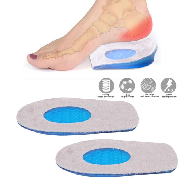 Almohadillas de talón ANGGREK Silicona Transpirables Antideslizante Para Hombres y Mujeres