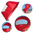 thumbnail image 1 of Paleta De Kayak Plegable Kayak plegable de 42 pulgadas con paleta de viento vela emergente con ventana transparente (rojo) Sywqhk Para Estrenar, 1 of 9