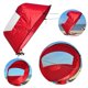 thumbnail image 1 of Kayak plegable de 42 pulgadas con paleta de viento, vela emergente con ventana transparente (rojo) Likrtyny Para estrenar, 1 of 9