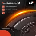 thumbnail image 3 of A-Premium Rear Driver or Passenger Side Brake Dust Shield Compatible with Mercedes-Benz Models - W906 Series Sprinter 2500 2010-2018, Sprinter 3500 2010-2014, 3 of 6
