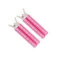 thumbnail image 4 of Clips Moelleux de Racine de Cheveux Bangs Coiffure Coiffure Épingles à Cheveux Paresseux Bouclés Tube Portable Voyage Rouleaux Curlers Lavables 2PCS Rose Rouge, 4 of 7