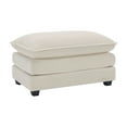 thumbnail image 2 of DUOSONG Ottoman Footstool In Corduroy Fabric, Can Be Used With 2 Seater Sofas, 3 Seater Sofas And 4 Seater Sofas, Beige Corduroy Fabric Beige Corduroy Furniture Primary Living Space Ottomans, 2 of 8