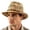 Khaki, variant on Adult Hollow Knitted Western Straw Hat Rolled Edge Brim Vintage Leather Band Spring Summer Vacation Sun Protection Cap