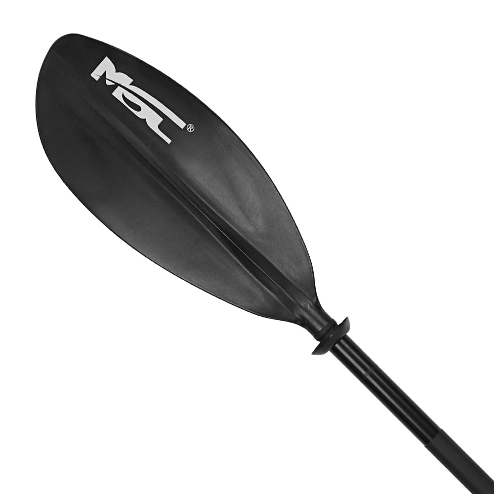 MSC Kayak Paddle,Color Available Black,Yellow,White,Olive,Blue 2-Piece (Black, 86 inches-2 Paddles)