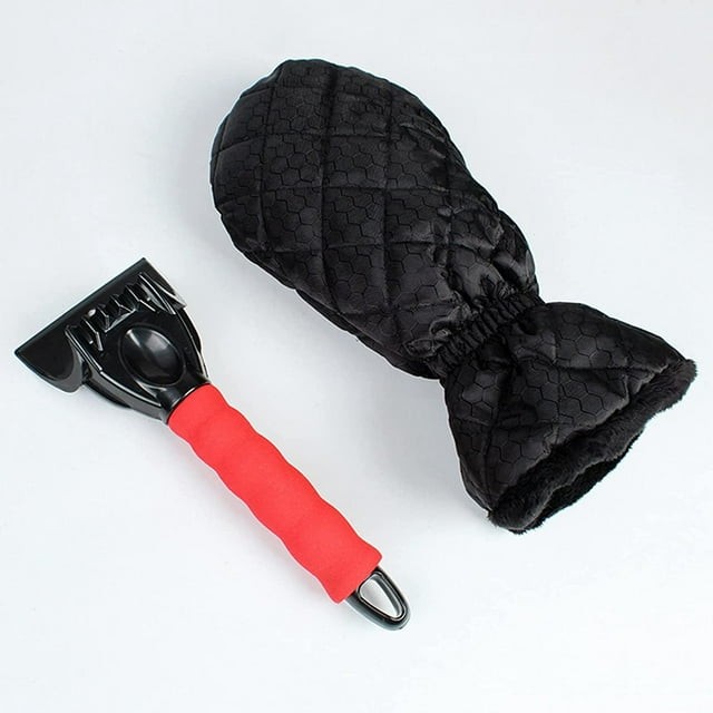 Snow Removeal Car Windshield Ice Scraper Snow Shovel Brush with Tools Winter Deicer Deicing Cleaning Scraping Tool Cleaning Tool Snow Shovel Red, Snow Ice (F)