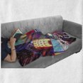 thumbnail image 6 of NYC Soft Flannel Fleece Throw Blanket, Extremely Colorful Night View in Famous Times Square New York Urban Theme Photo, Cozy Plush for Indoor and Outdoor Use, 50" x 70", Multicolor, by Ambesonne, 6 of 6
