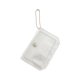 thumbnail image 2 of Clear PVC M5 Binder Card Holders With Bead Chain Snap Closure ID Card Organizer Lightweight Mini Card Pouch For Students, 2 of 6
