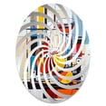 thumbnail image 2 of Designart "Charmed by Abstract Pop Art Liquor" Liquor Vortex Round Wall Mirror - Food & Beverage Oval Printed Decorative Mirror - Multiple Color Options, 2 of 5