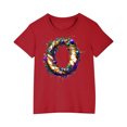 thumbnail image 2 of SwiftWear Kids Mardi Gras Shirts, Short Sleeve T-Shirt Boys and Girls Cotton Crew Neck Graphic Tee for Party Red Size 7 Years, 2 of 6
