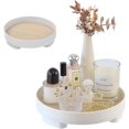 thumbnail image 1 of Round Tray, Makeup Perfume Dresser Vanity Organizer Multipurpose Trays for Home Storage And Decor., 1 of 7