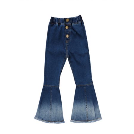 

Binwwede Toddler Little Girls Flare Pants Jeans Denim Legging Trousers Clothes Outfit MHX