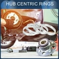 thumbnail image 2 of Unique Bargains Hub Centric Rings, 56.1mm ID to 60.1mm OD Vehicle Wheel Hubrings Aluminum Alloy, 4 Pcs, 2 of 6