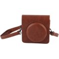 thumbnail image 4 of Veeki Protective Case, Mini Camera Pouch with Strap Cover Soft Protective Camera Bag, for Fujifilm SQ6 Instax(Brown)-51504, 4 of 5