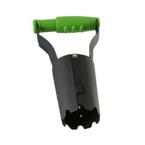 LULULION Weeding Tool For Lawn Manual Weeding Shovel Steel 1Pcs Black