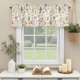 thumbnail image 3 of Spring Wildflowers Window Valance Curtain Flowers Garden Rod Pocket Short Curtain for Living Room, Bedroom & Kitchen Window Decor 54x18in, 3 of 8