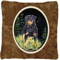 thumbnail image 1 of Carolines Treasures SS8475PW1414 Starry Night Rottweiler Coussin Décoratif en Tissu Intérieur & Extérieur - 14 x 14 Po., 1 of 4