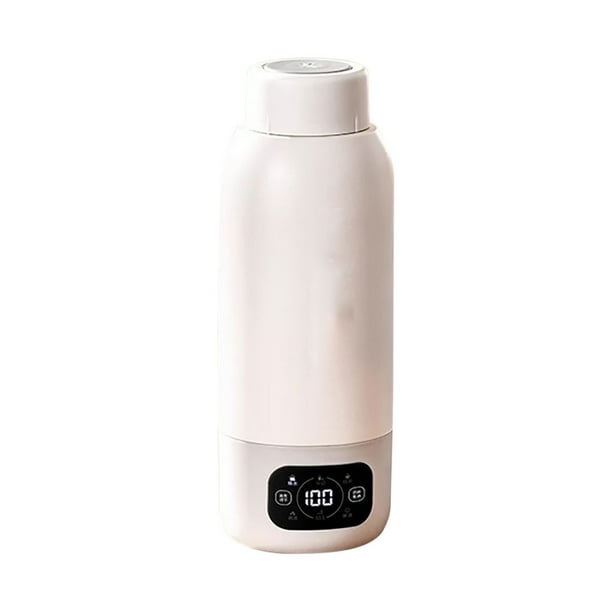Pisexur Batería de cocina Hervidor de agua caliente eléctrico con gran capacidad para viajes, olla calentadora de agua portátil, taza aislante y de temperatura consta para la cocina del hogar