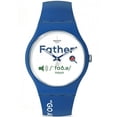thumbnail image 1 of Swatch SO29Z704 Montre à Quartz pour Homme All About Dad avec Cadran Blanc et Bracelet, 1 of 2