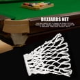 thumbnail image 3 of Pool Pocket , White Billiards Pool Snooker Table Balls  Mesh Cotton Bags Pockets Billiard Accessory 6Pcs, 3 of 8