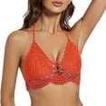 thumbnail image 6 of ATENAR Bras for Women,Push Up Bra,Womens Bras,Comfort Fit,Soft,Solid,Acrylic,Orange,S, 6 of 6