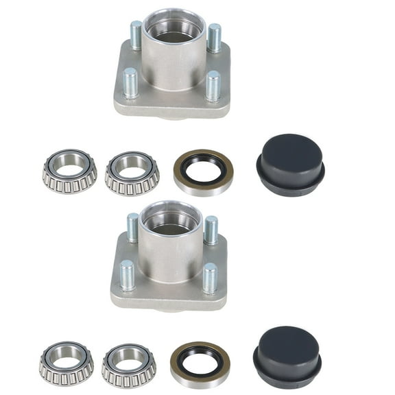 LABLT 2X Front Wheel Hub Assemblies for Ezgo Golf Carts TXT/ Medalist G&E 2001  70895-G01