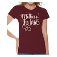 thumbnail image 1 of Awkward Styles Mother of the Bride Bridesmaid Shirt for Women Bride's Entourage Shirt Bridesmaid Shirt Wedding Gifts Bridal Party Shirt Bachelorette Party Outfit Birde Squad Shirt Gifts for Bridesmaid, 1 of 4