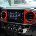 thumbnail image 6 of TINKI Car Inner Central Console Air Conditioning Vent Rings Frame Cover Trim Car Accessories，ABS， Fit for Toyota Tacoma 2016 2017 2018 2019 2020 2021 2022, 6 of 14