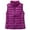 Warm Vestpurple, variant on Xdegoge Quilted Vest for Women Lightweight Packable Zip Up Puffer Vests Zipper Pockets Stand Collar Casual Sleeveless Winter Jacket Outerwear Coats 2025