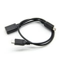 thumbnail image 1 of Tipo C hembra a cable adaptador macho micro USB dual Transmisión de datos Carga de energía Cable divisor micro USB Methold PJ7959-00, 1 of 2
