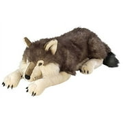 Wild Republic Jumbo Wolf Plush, Giant Stuffed Animal, Plush Toy, Gifts for Kids, 30 Inches