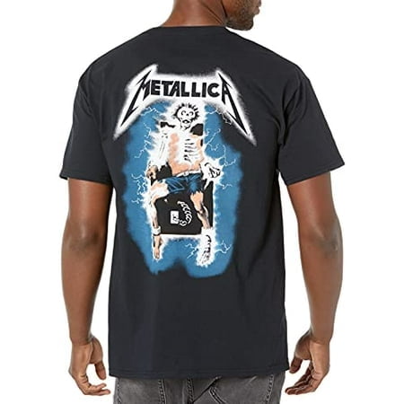 Metallica Mens Ride The Lightning T-Shirt, Black, X-Large