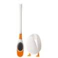 thumbnail image 2 of Juego de cepillo y soporte para inodoro, cepillo de limpieza ergonómico resistente con mango largo para baño, apartamento y dormitorio. Blanco, 2 of 9