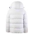 thumbnail image 2 of MADHERO Men's Puffer Jacket Water-Resistant Insulated Down Alternative Outerwear Coats White Size L, 2 of 6