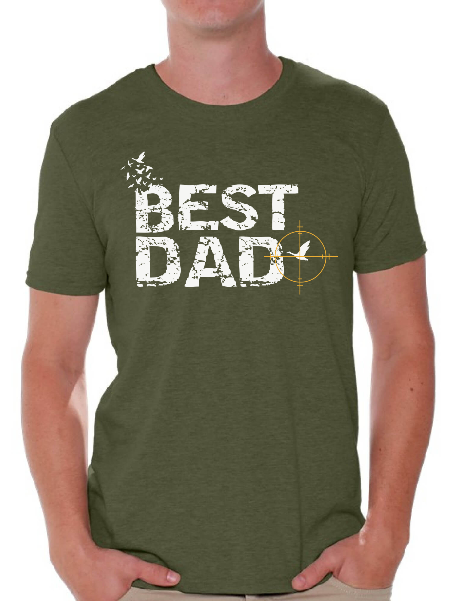 Awkward Styles Best Dad T-Shirt Hunter 