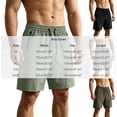 thumbnail image 3 of Aimik Men's Running Shorts Zippered Pockets Lightweight Quick-Dry Summer Sports Shorts for Gym Workout Outdoor Fitness, 3 of 6