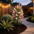 thumbnail image 6 of Artificial Blooms Outdoor With Ground Spike, Uv Sturdy Faux Plants For Garden Porch Patio Ornament, Realistic Fake Blooms No Maintenance Yard Plants, 6 of 7