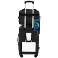 thumbnail image 1 of Wrangler Smart Luggage Set with Cup Holder, USB Port and Phone Holder, Black, 2 Piece Set, 1 of 7