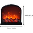 thumbnail image 2 of USB Flameless Fireplace Lamp, 2 of 5
