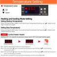 thumbnail image 5 of 2X SHT2000 Controlador de Temperatura Y Humedad Termostato Humidistato Incubadora de Cerveza para Interiores Termómetro Higrómetro AC110-230V, 5 of 5