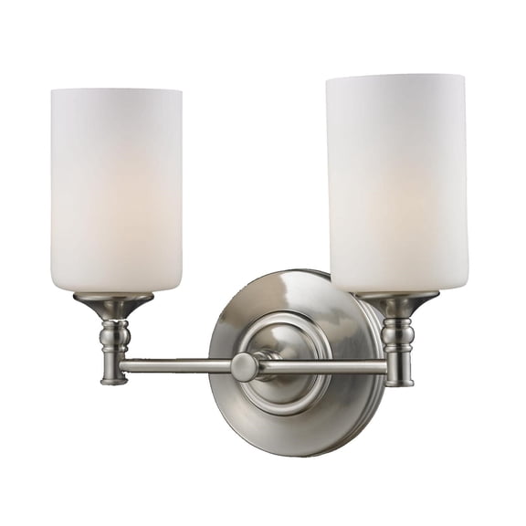 Z-Lite Cannondale 2-Light Vanity, Brushed Nickel