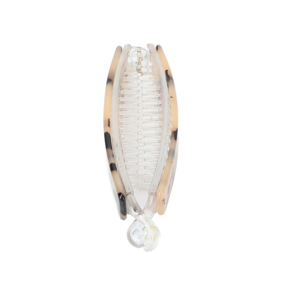 Hair Claw Banana Barrettes Hair Nonslip Clip Fashion Long Hair Styling Accessories for Girls WomenBeige Tortoiseshell