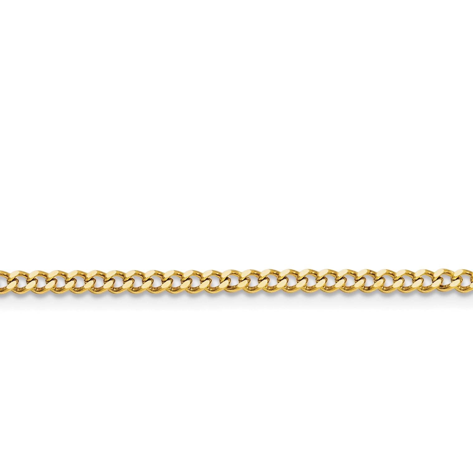 PriceRock 10k Gold 1.75mm Polished 24 inch Figaro Chain Necklace 24 Inches 