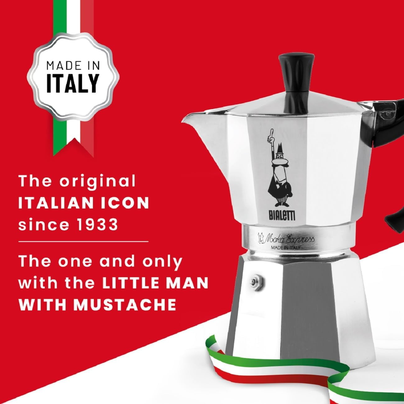Bialetti Express Moka Pot, 9-Cup, Aluminum Silver - Walmart.com