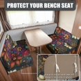 thumbnail image 2 of Aplkyhs Vintage Flower RV Dinette Cushions Universal Camper Accessories Stretchable Cushion Covers for Couches and Sofas Comfortable Loveseat Sofa Chair Cover Furniture Protector, 2 of 7