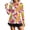 Hippie Daisy, variant on Xoenoiee Seahorse Starfish Print Womens Golf Shirt Long Sleeve Polo Quick Dry V Neck Workout Top Lightweight Soft Collar Tennis Shirts for Golf Pickleball Athletic Running Gym, Size XS