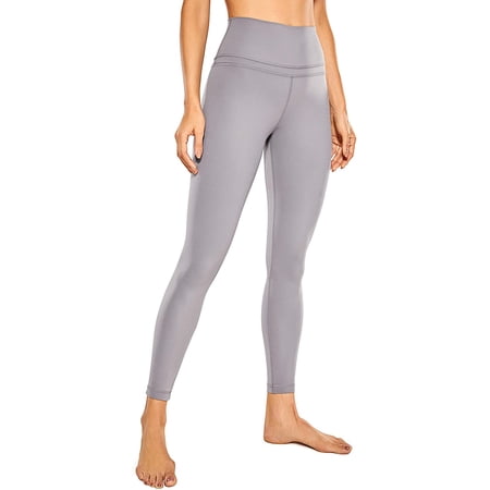 SUZH Women's Naked Feeling Workout Leggings 25 Inches - 7/8 High Waist