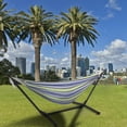 thumbnail image 5 of O’Force Portable Outdoor Polyester Hammock Set Green 250 lbs Capacity Hang Bed with Steel Stand, 5 of 10