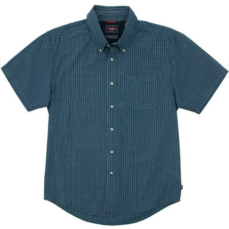 Wrangler - Big Men's Window Plaid Short Sleeve Shirt