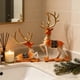 thumbnail image 5 of Adornos navideños de resina de ciervo, 2 piezas, lujosos adornos navideños de ciervo para sala de estar, mueble de TV, vinoteca, decoración para el hogar, adornos artísticos de alta gama, decoración d, 5 of 6